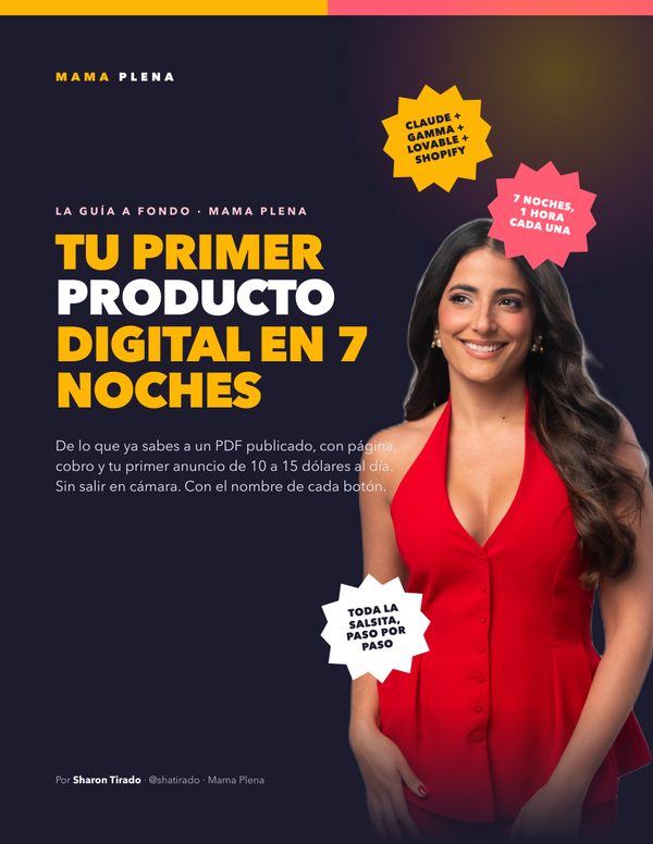 Tu Primer Producto Digital en 7 Noches